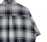 Mid-checkered Overfit Short-Sleeved Shirt
