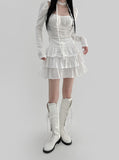 Rioul Tiered Mini Skirt