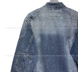 Chaser zipper denim jacket