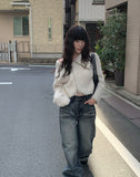 Comfy Knit Zip-Up Two-Way Cardigan