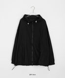 Hyor Two Way String Summer Over Hood Jumper