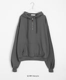 Nimb half-zip brushed hoodie