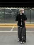 Nylon Line Maxi Snap Pants (botton)