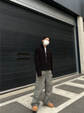 Two-way High-neck Zip-up Knit