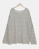 Natine Striped Long Sleeve Knit