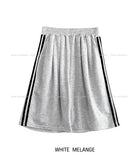 track wide Bermuda sweatpants