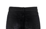 Tet Denim Washing Low-Rise Bootcut Pants