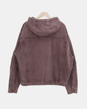 Zefu Pigment Washing Hooded Jacket