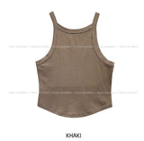 [U-BASIC] Lumi Halter Crop Sleeveless