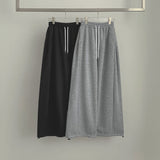 Winter Folding Pintuck Two-Way Wide Jogger Banding Brushed Pants