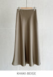 Shyro Satin Mermaid Banding Long Skirt