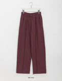 Bitu Pintuck Slit Banding Pants