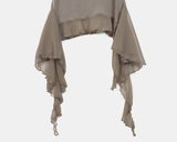 Rating Frill Unbalanced Sleeveless