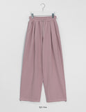 Madaki Two Pin Tuck Banding String Wide Pants