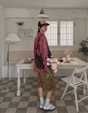 Miya Overfit Check Shirt