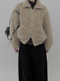 Nop Two-Way Quilting Fur Blouson