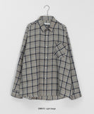 [unisex] Ryokoni Color Check Over Shirt