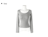 Chaerin Deep U-Neck Two-Way Layered T-Shirt