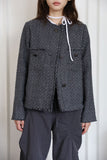 Bling tweed thin jacket