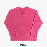 Wind Mohair V-neck Knit