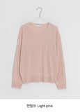 Muden Basic Color Round Neck Knit