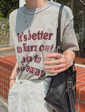 Butter printing short sleeve t-shirt