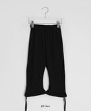 Liline Ribbon Shirring Capri Leggings Pants
