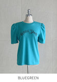 Vienna Lettering Puff Short Sleeve T-Shirt