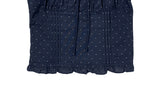 [Scrunchie set] Zans Dot Lace Puff Ribbon Blouse