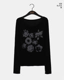 Bonto Flower See-Through T-Shirt