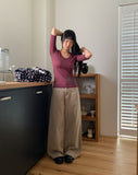 Kakl wide long cotton pants