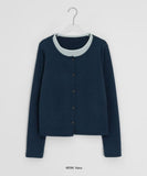 [BAONHAUS] Pelky Layered Rib Cardigan