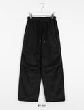 [unisex] Koika banding string parachute fleece pants