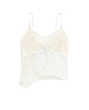 Lace Patchwork Strap Sleeveless