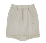 Layered Mesh Nylon Midi Skirt