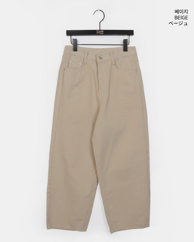 【WONDER WONDER】Hibun Wide Long Cotton Pants WONDER WONDER (ワンダーワンダー) - ヒブンワイドロング