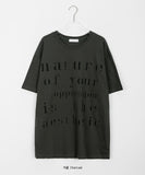 Marty Lettering Over Short Sleeve Tee