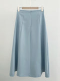 Siken Double Crop Jacket Flare Skirt Set