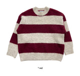 BOLD STRIPE OVER KNIT