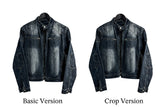 Generic Patch Cut China Neck Washing Denim Jacket