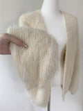 Mont Loose-Fit Fur Cardigan