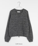 Nakoda two-way wool knit zip-up cardigan