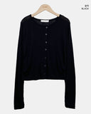 Poda See-through Ribbed Cardigan