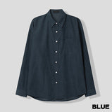 Crease Suede Overfit Shirt