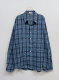 Wrinkle Check Overfit Shirt