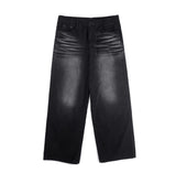 Washed corduroy pants