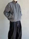 Gingham Check Nylon Jacket