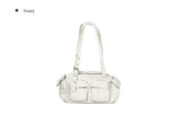 Poba Daily Pocket Baguette Shoulder Bag