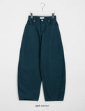 Waju cut wide balloon cotton pants