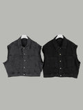 Destroyed Denim Vest
